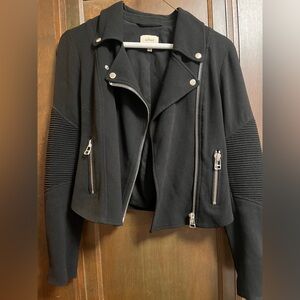 Wilfred Moto Jacket with Silver Accents